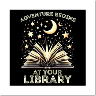 Adventure Begins At Your Library 2024 Posters and Art